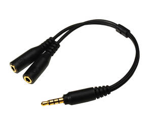 Hertz HMA C3.5Y 3,5 mm Jack Y elosztó kábel hajó audió