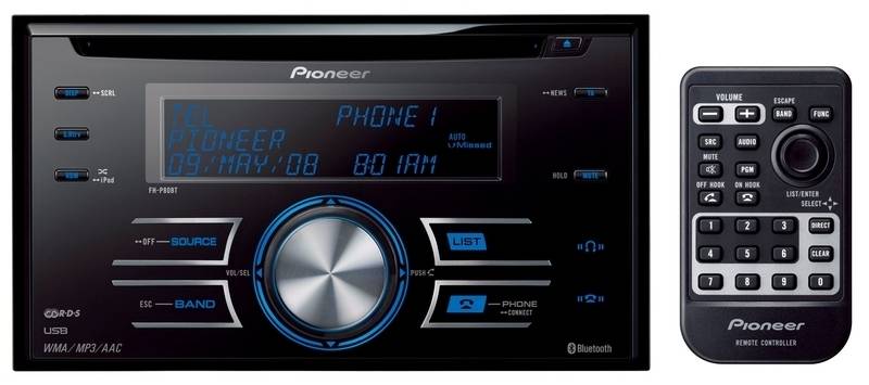 Pioneer FH-P80BT 2din CD autórádió 0