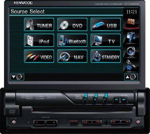  Kenwood KVT-526DVD multomédiás DVD autórádió  DVD autórádió