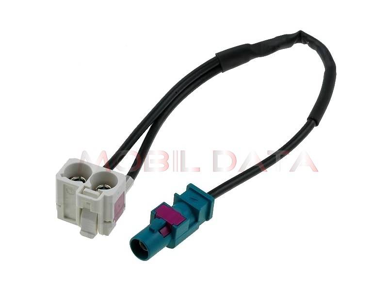 MECATRON FAKRA - Dupla Fakra (fehér) antenna adapter kábel 520175  Audi 0