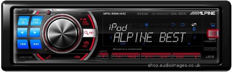 ALPINE CDA-105Ri autórádió 0