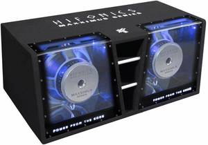 Hifonics MAXXIMUS MXZ12DUAL bassreflex mélyláda