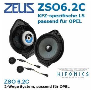 Hifonics ZEUS ZSO6.2C 16 cm-es elsőszett