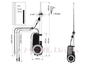 Hirschmann Hirschmann HIT AUTA 2050 univerzális automata antenna  