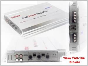 Titan TAX 104  2 csatornás autóhifi erősítő