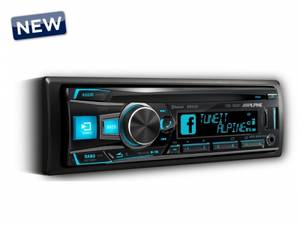 ALPINE Alpine CDE-185BT - CD-erősítő fejlett Bluetooth? funkci  autórádió