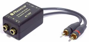 Phonocar 4/197  RCA zavarszűrő Jelszint átalakító és zavarszűrő