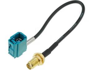 Autohifi-City GPS adapter Fakra aljzat SMA-B dugó 0,15m GPS antenna és Navi Box