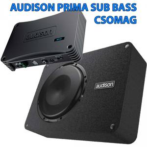 Audison Prima Sub Bass csomag - AP 1D erősítő + APBX 10DS mélynyomóláda akciós autóhifi csomag
