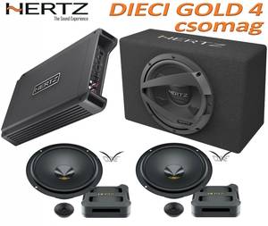 Hertz Dieci Gold 4  akciós autóhifi csomag