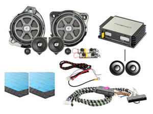  Gladen Mercedes Plug and Play hangrendszer minden Mercedes C, E GLC  modellhez ASD-vel GA-SU-MB-205ASD-BASIC Mercedes specifikus hangszórók