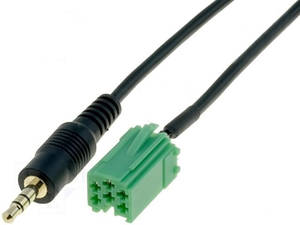  AUX-IN k?bel Renault aut?khoz (Carminat r?di?hoz) Jack dug?val 1424-07-Jack Autospecifikus AUX adapter és Bluetoot egység