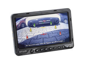  Univerz?lis osztott k?perny?s tolat?kamera monitor 7 coll 4x vide?bemenet 771000-6203 
