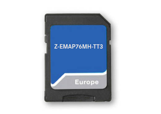 Zenec Z-EMAP76MH-TT3 - Lakóautó navigációs csomag 3 éves előfizetéssel 64 GB-os kártyán 0
